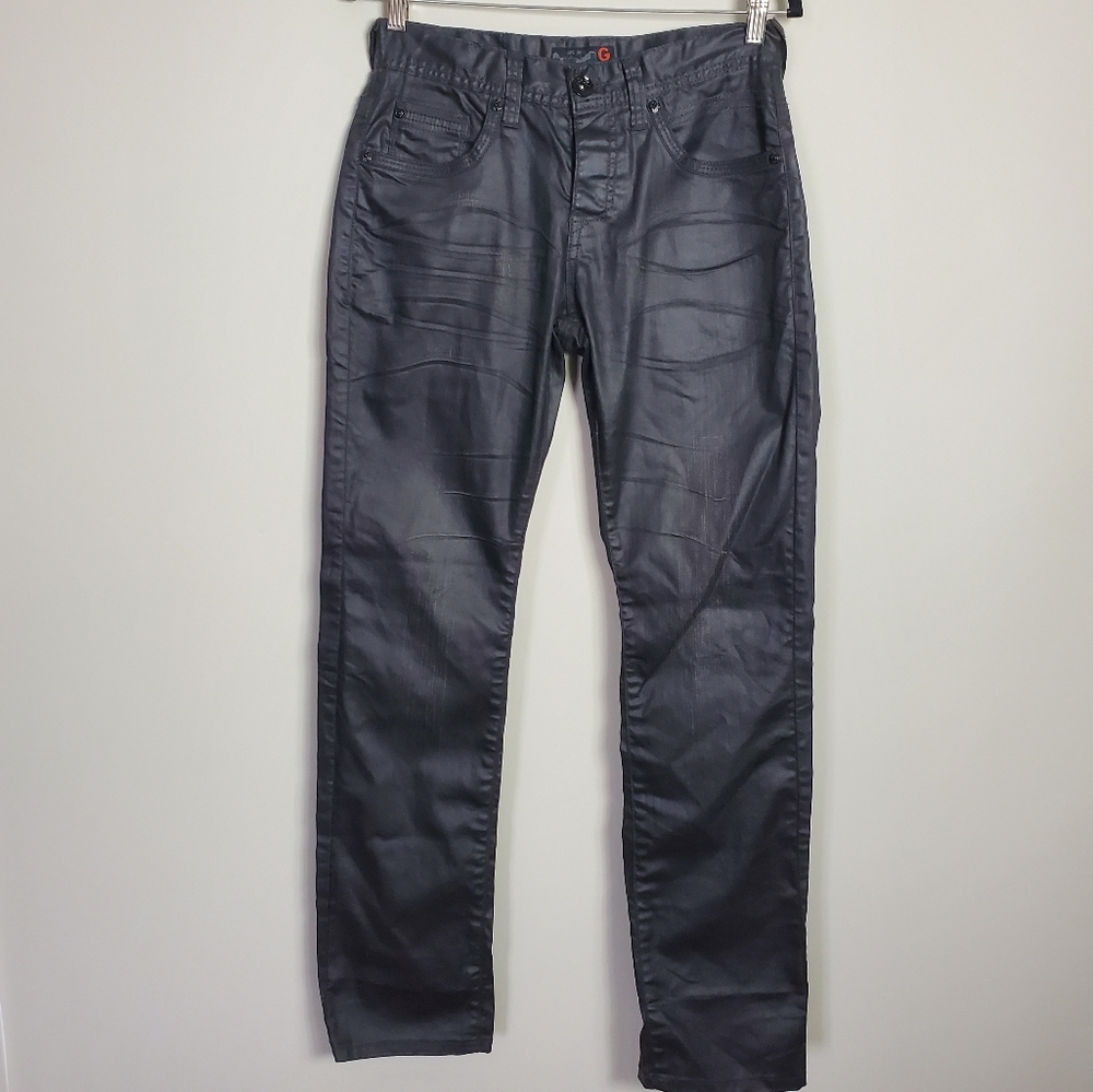 G by Guess Black Faux Leather Pants